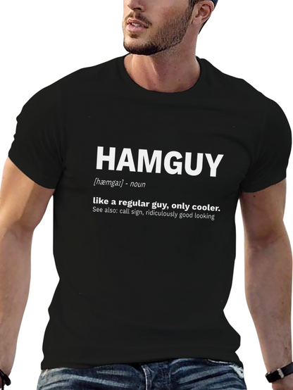 Camiseta Negra Hamguy: Definición Única y Estilo Casual