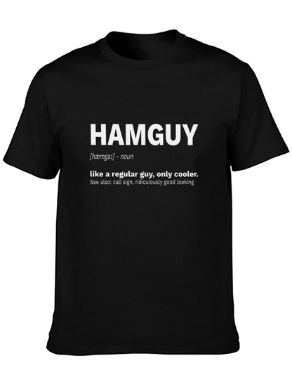 Camiseta Negra Hamguy: Definición Única y Estilo Casual