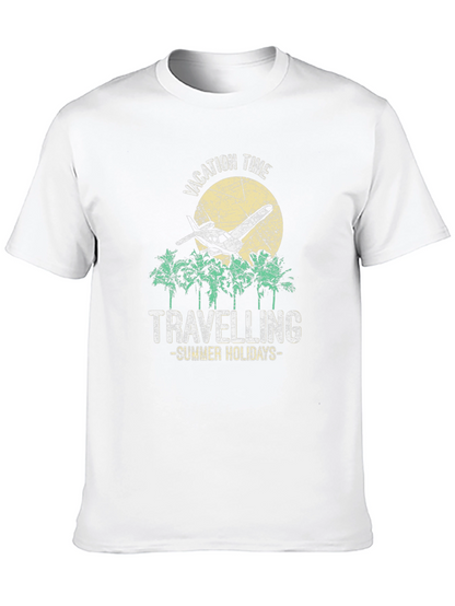 Camiseta Negra Vacaciones de Verano