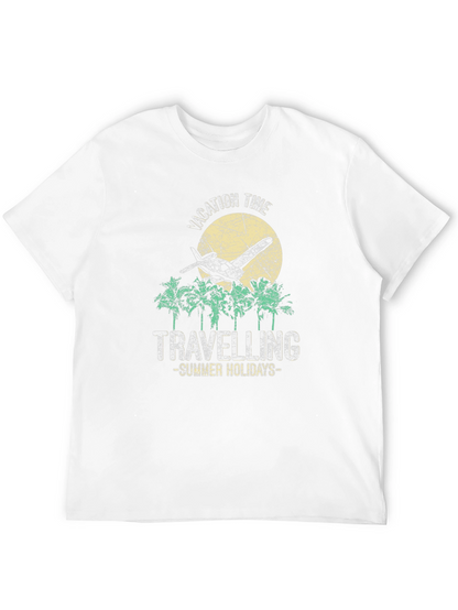 Camiseta Negra Vacaciones de Verano