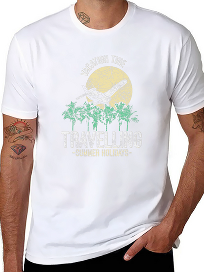 Camiseta Negra Vacaciones de Verano