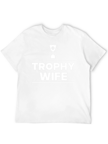 Camiseta Negra Trophy Wife para Hombre