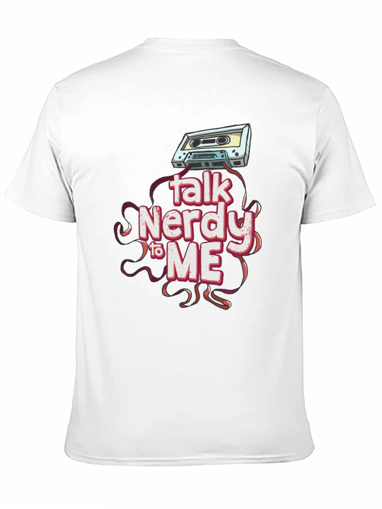 Camiseta Negra Talk Nerdy To Me