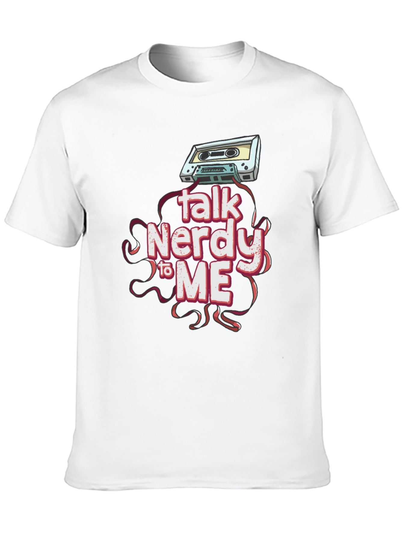 Camiseta Negra Talk Nerdy To Me