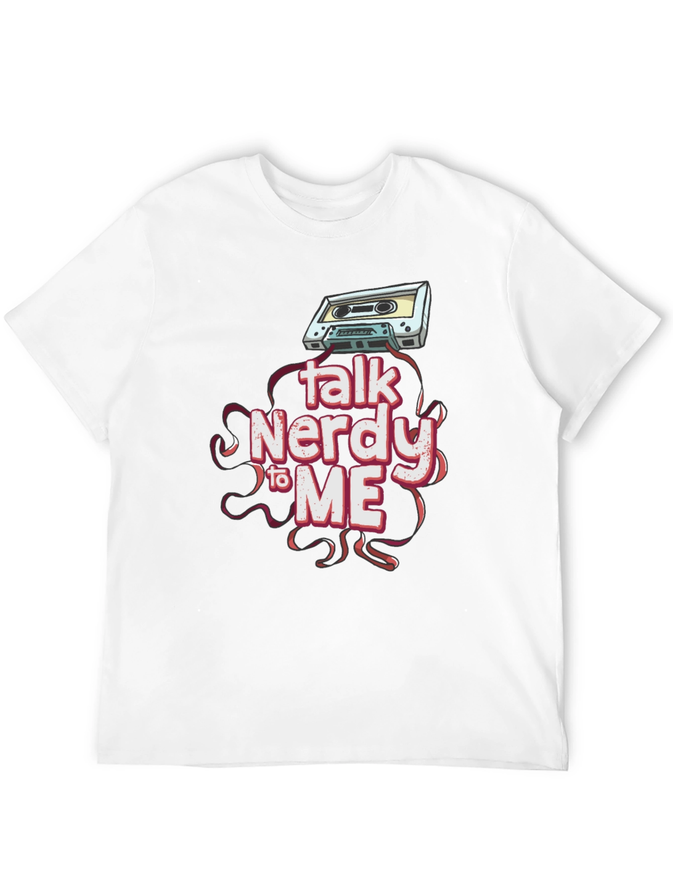 Camiseta Negra Talk Nerdy To Me