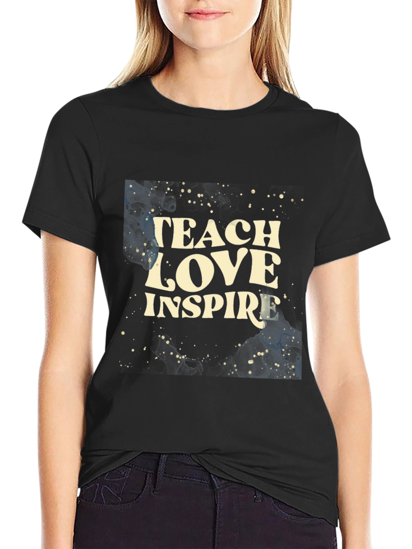 Camiseta Negra Inspiracional