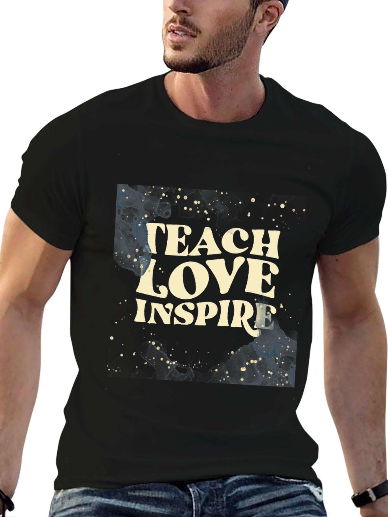 Camiseta Negra Inspiracional