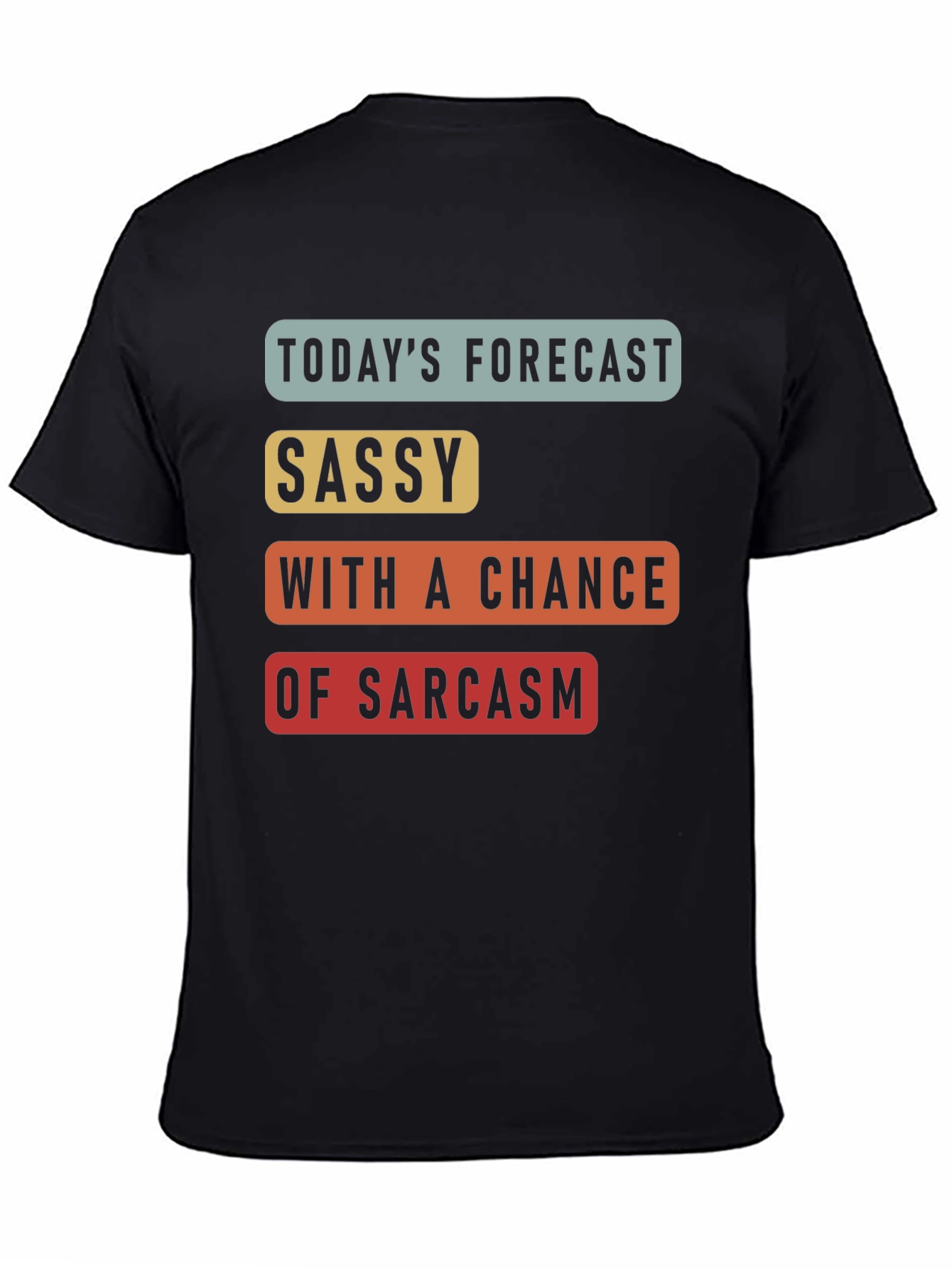 Camiseta Negra con Mensaje Divertido
