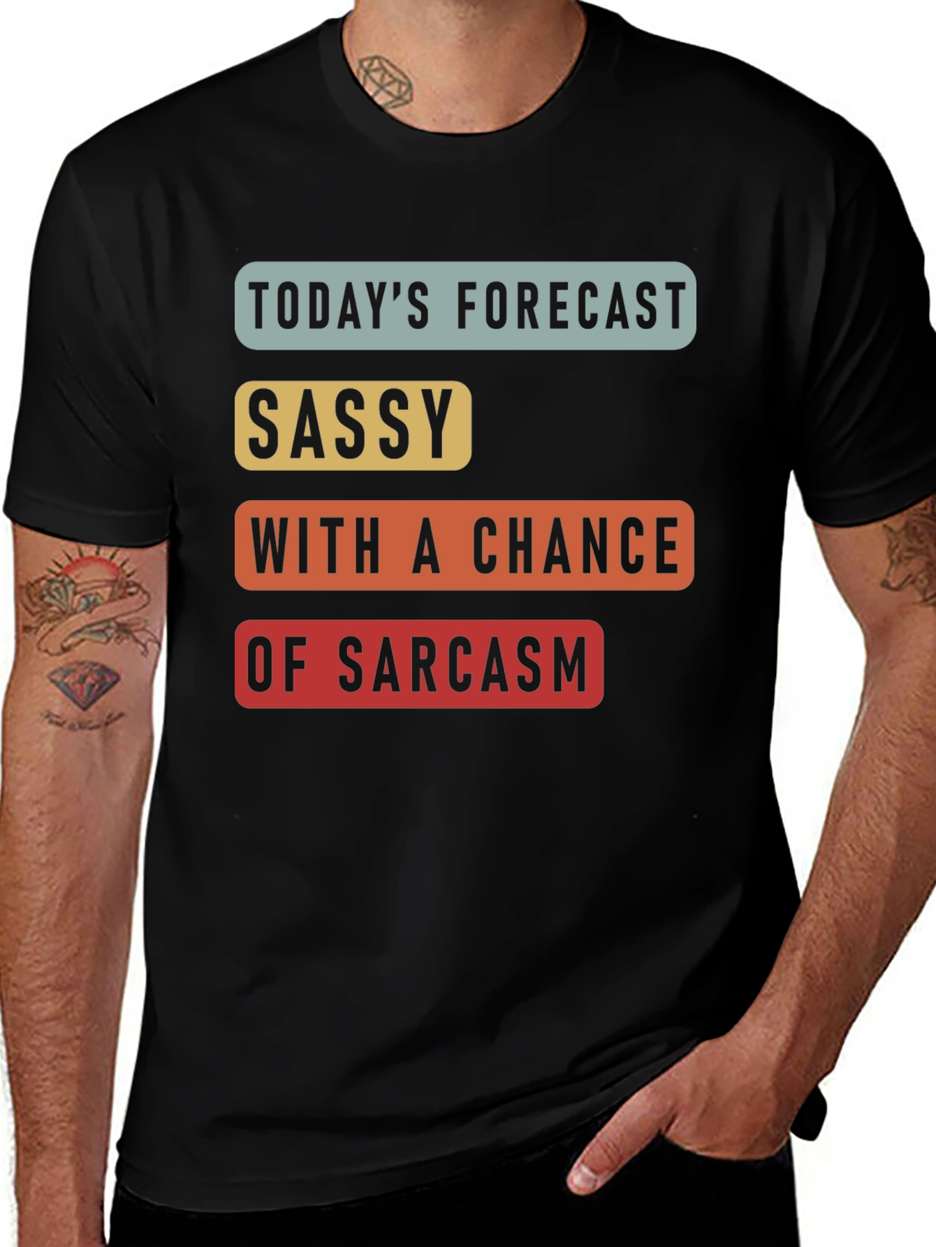 Camiseta Negra con Mensaje Divertido