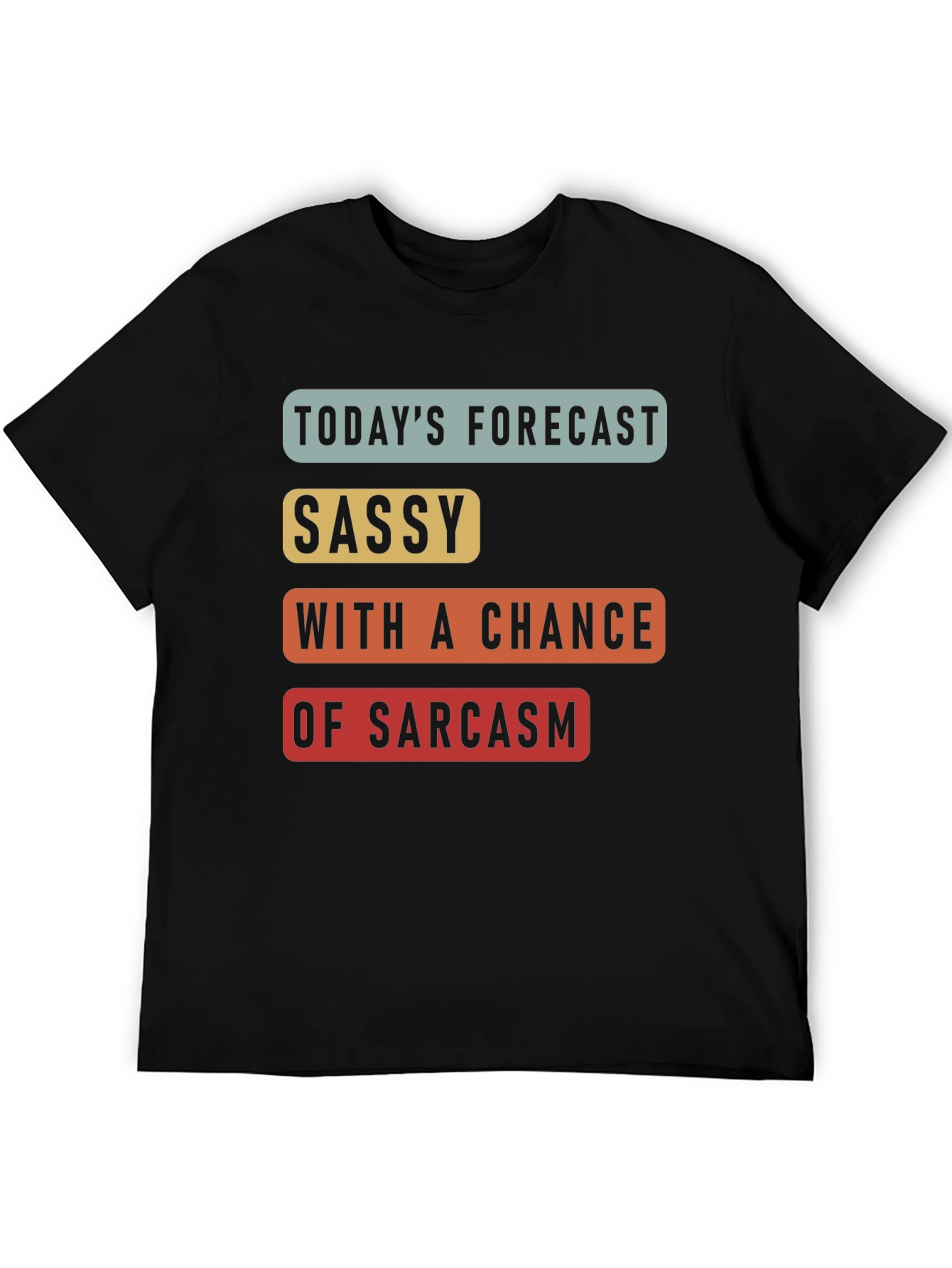 Camiseta Negra con Mensaje Divertido