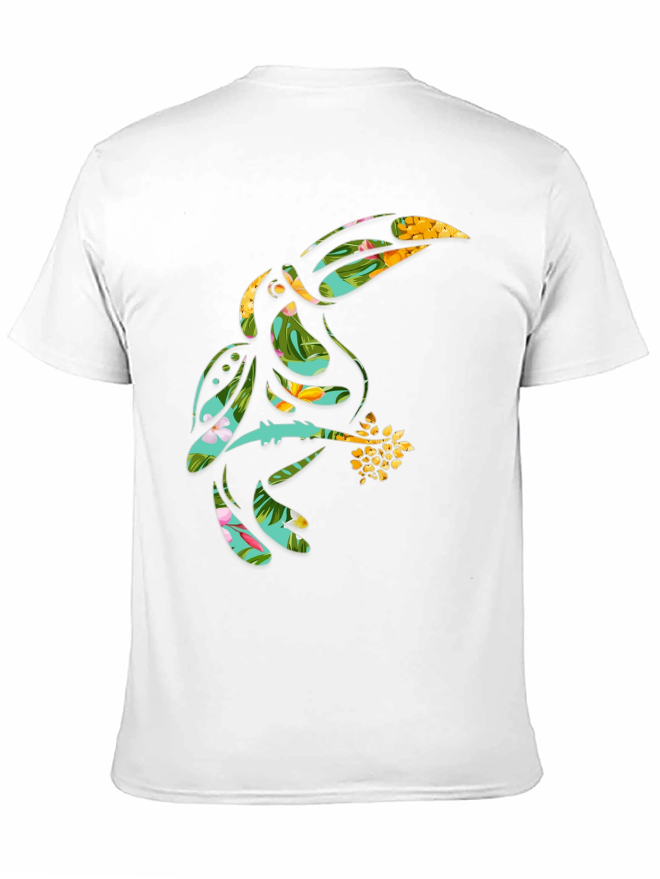 Camiseta Negra con Diseño de Tucán Tropical
