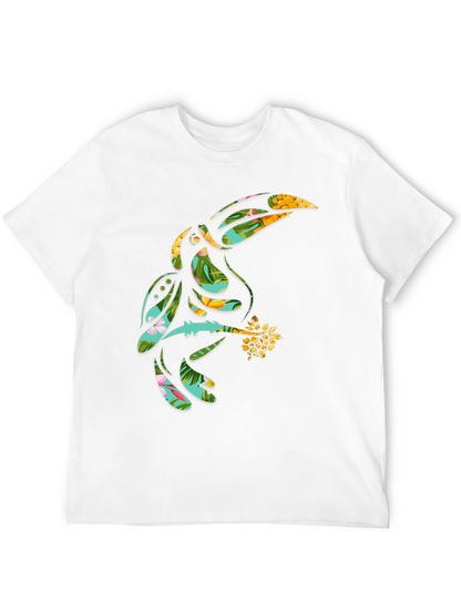 Camiseta Negra con Diseño de Tucán Tropical