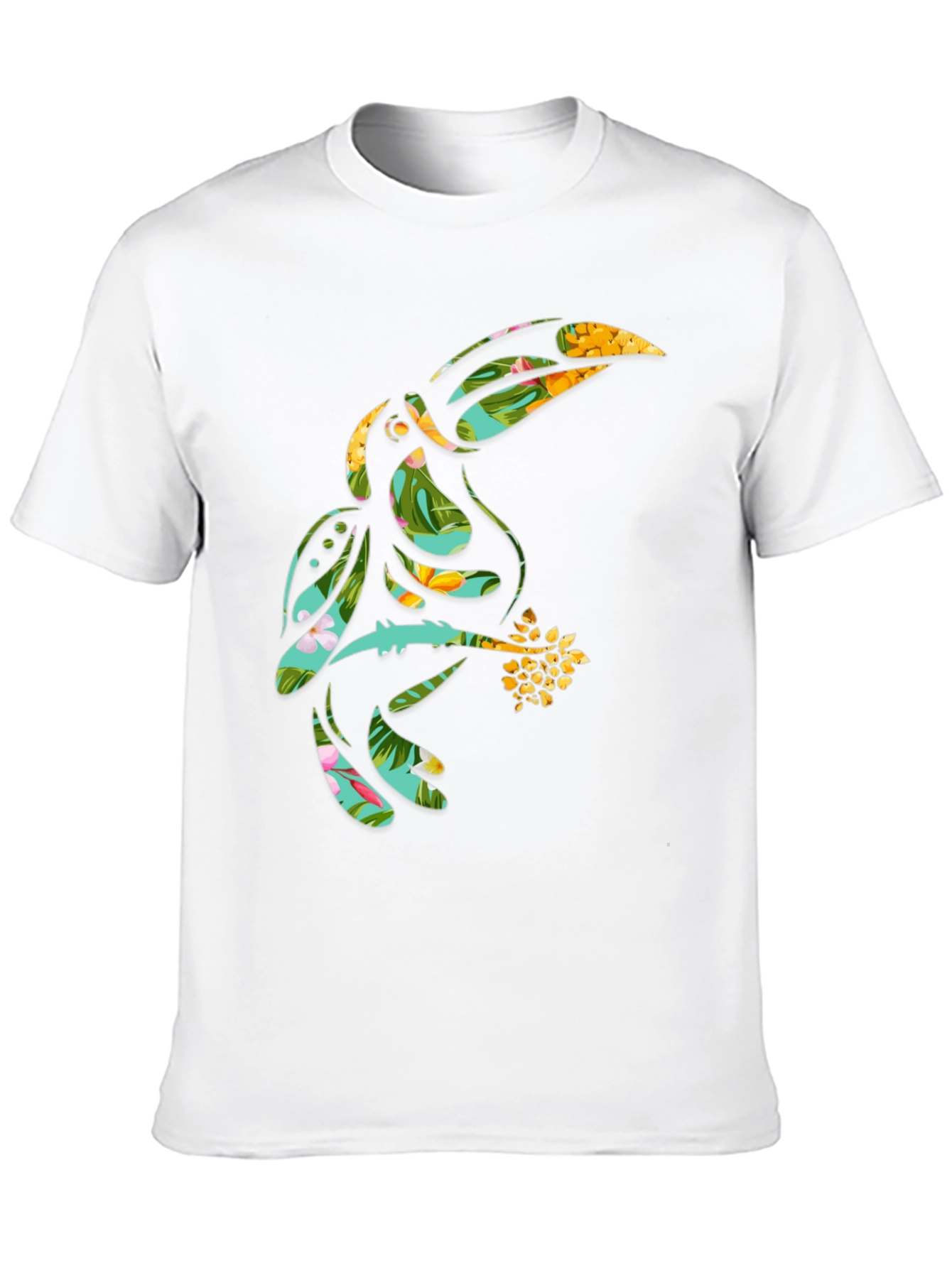 Camiseta Negra con Diseño de Tucán Tropical