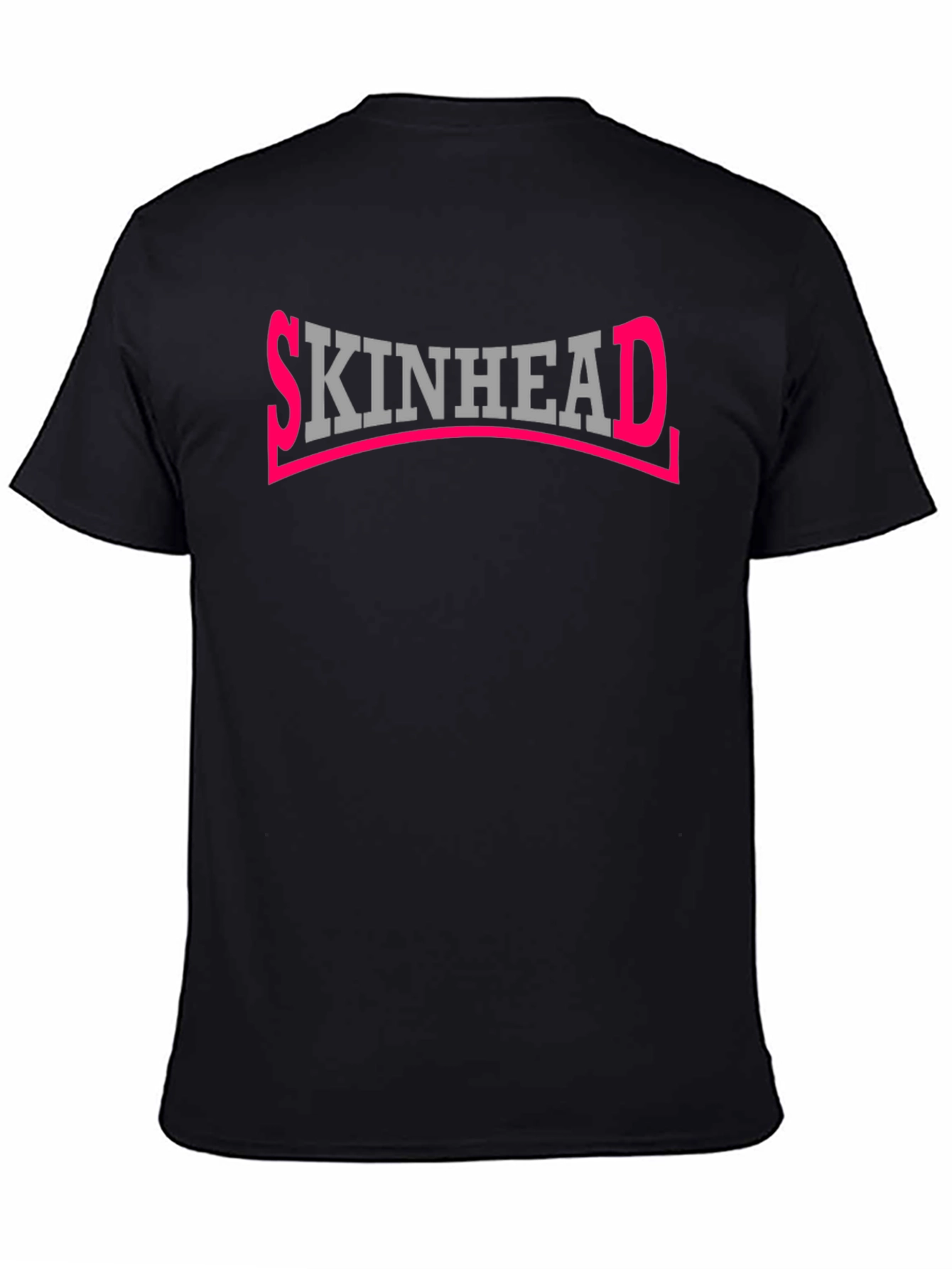 Camiseta Negra Skinhead para Hombre