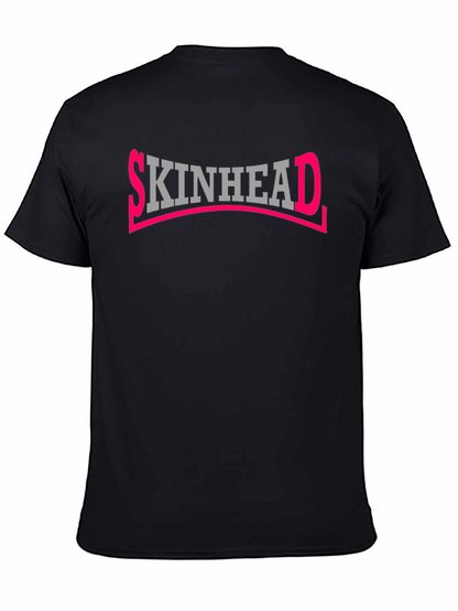 Camiseta Negra Skinhead para Hombre