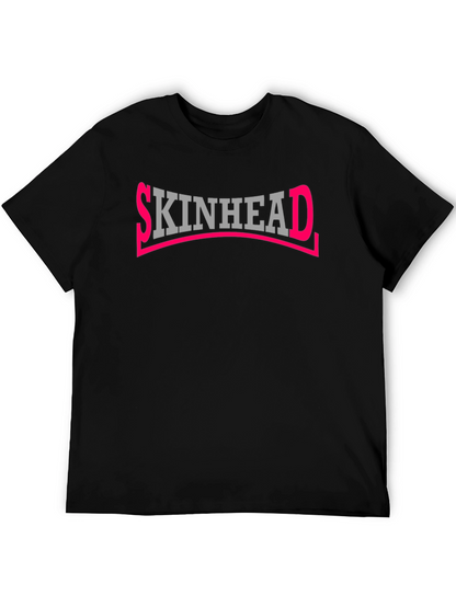 Camiseta Negra Skinhead para Hombre