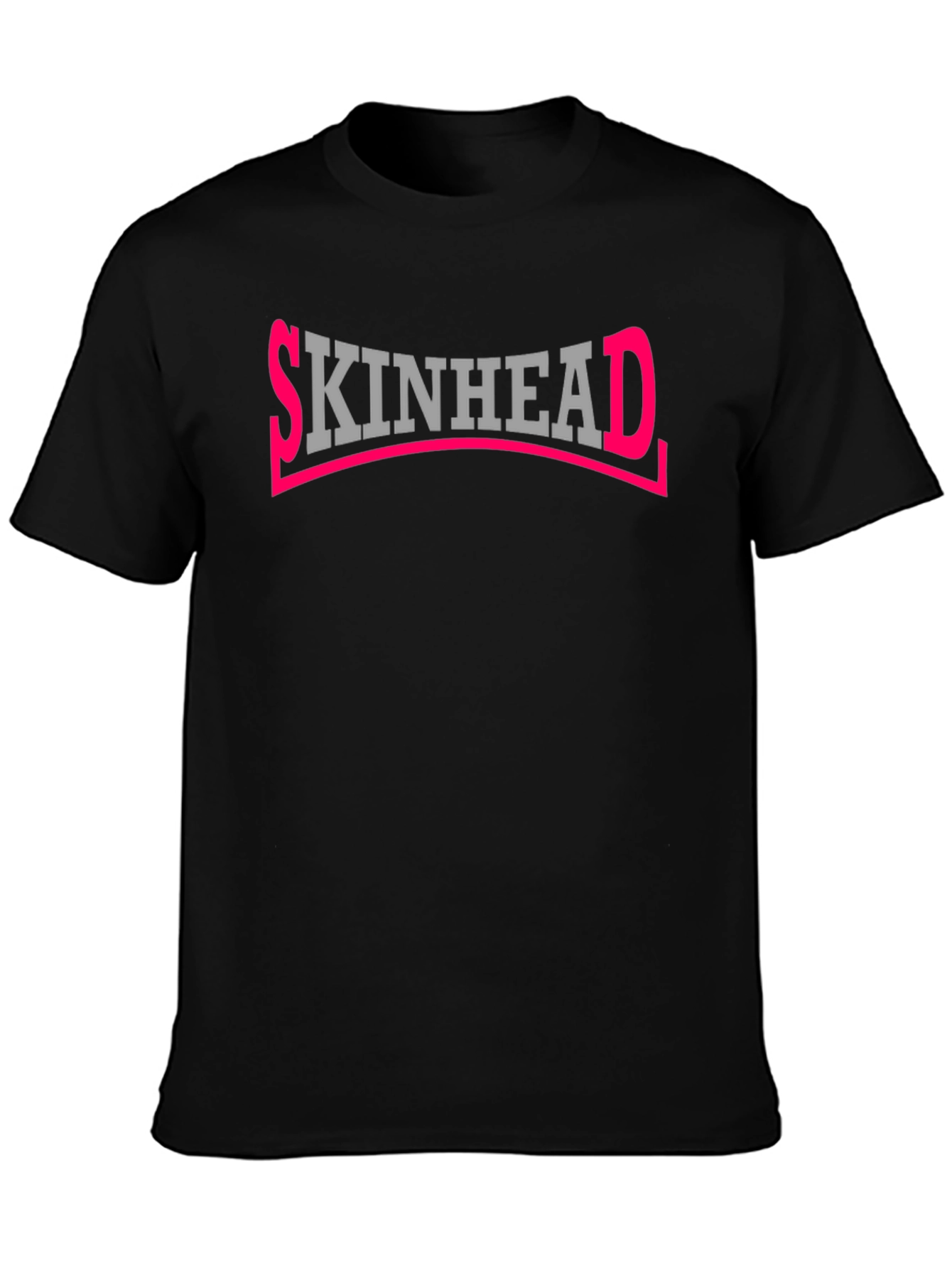 Camiseta Negra Skinhead para Hombre