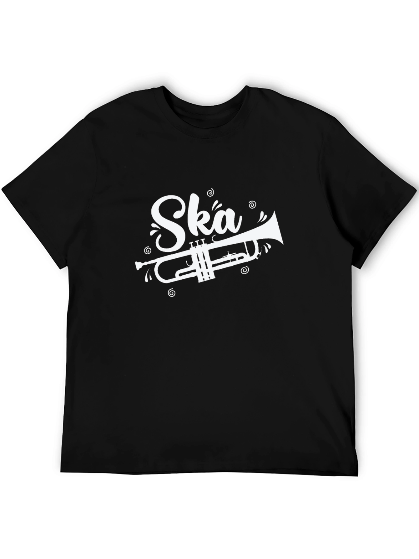Camiseta Negra Ska con Trompeta