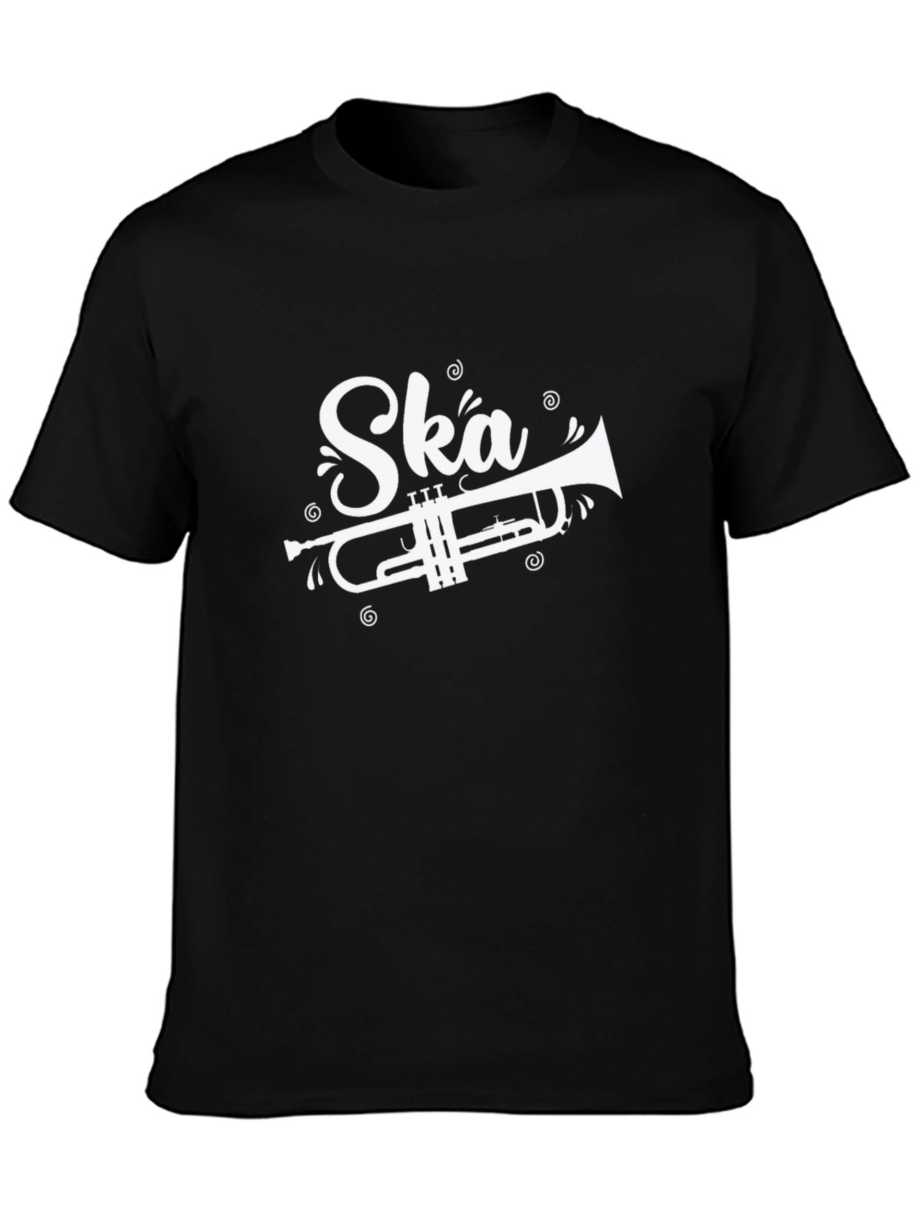 Camiseta Negra Ska con Trompeta