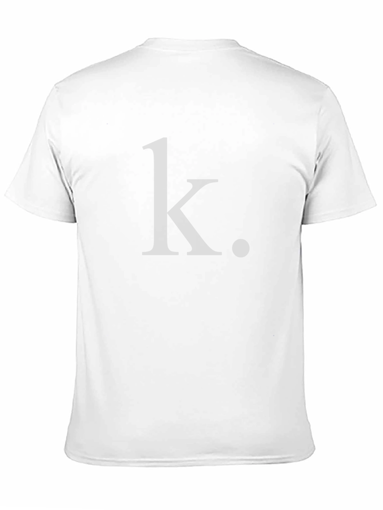 Camiseta Negra con Diseño k.