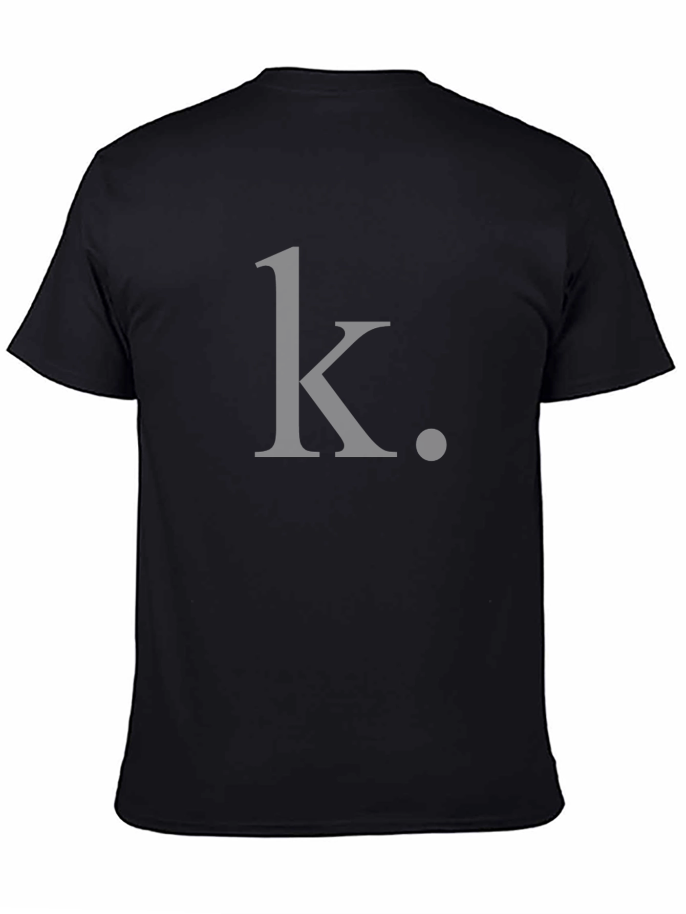 Camiseta Negra con Diseño k.