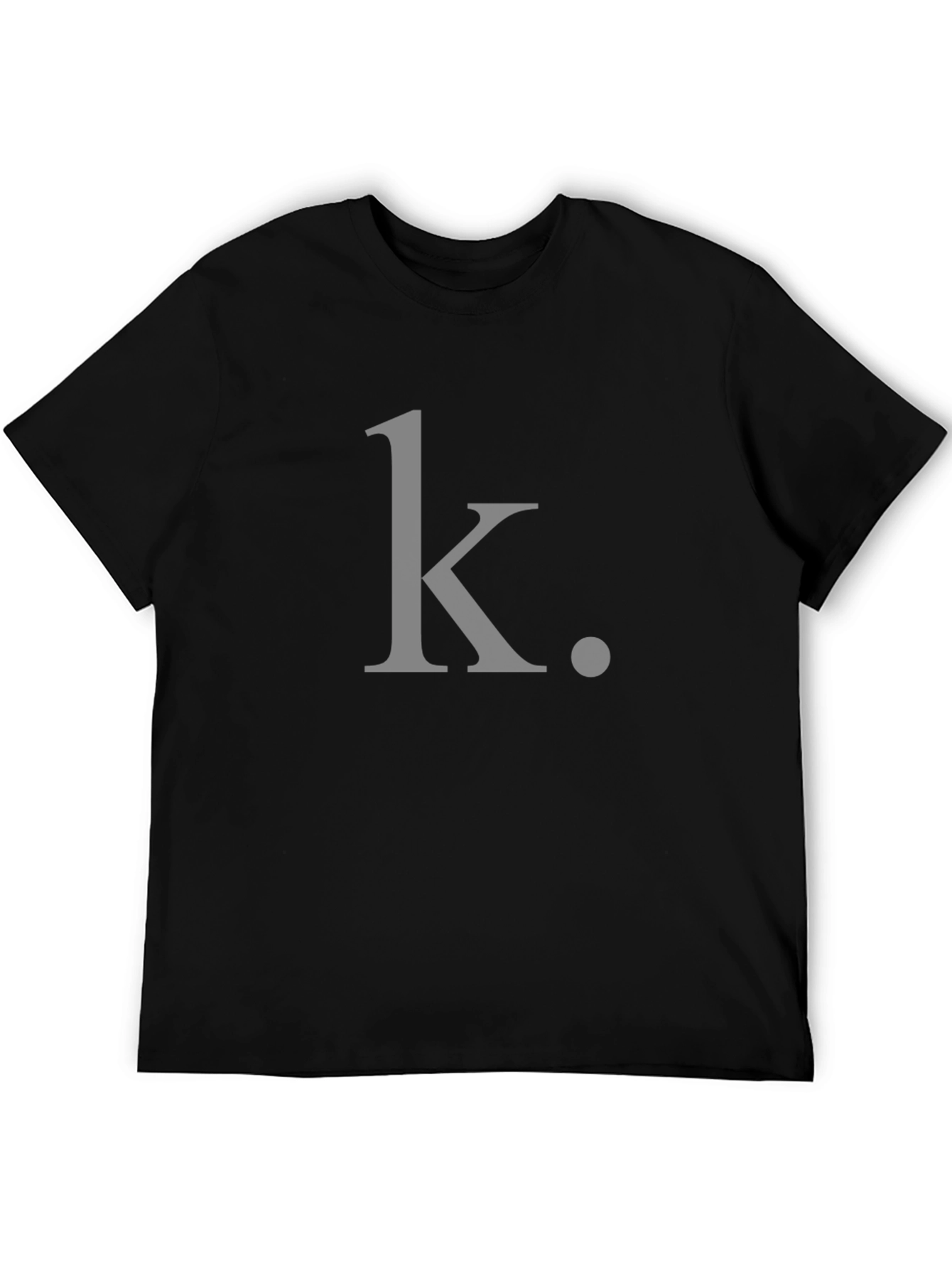 Camiseta Negra con Diseño k.