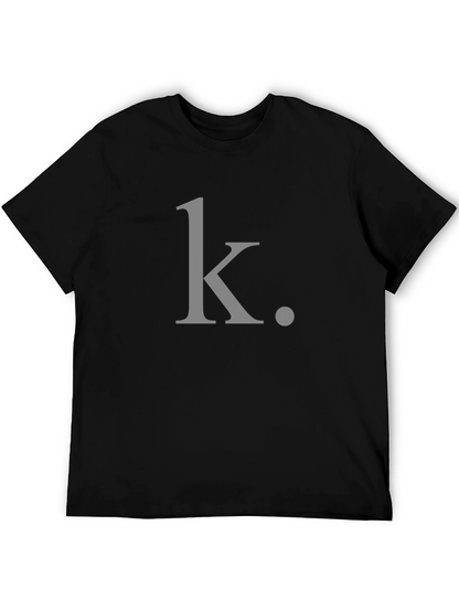 Camiseta Negra con Diseño k.