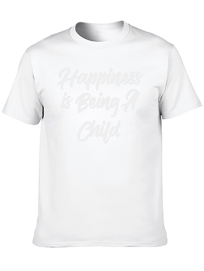Camiseta Negra: La Felicidad es Ser Niño