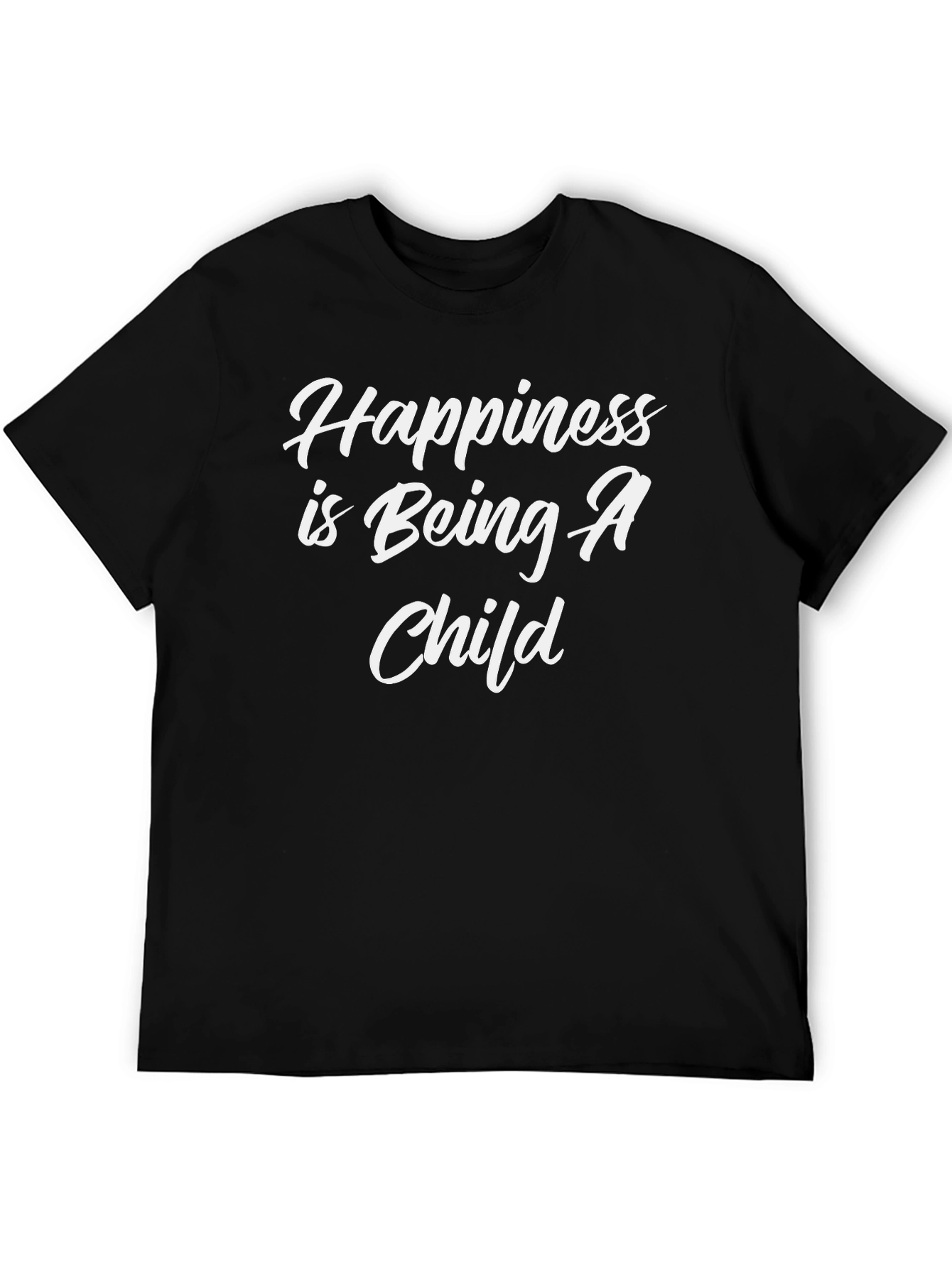 Camiseta Negra: La Felicidad es Ser Niño