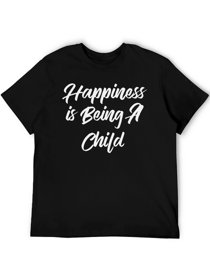 Camiseta Negra: La Felicidad es Ser Niño