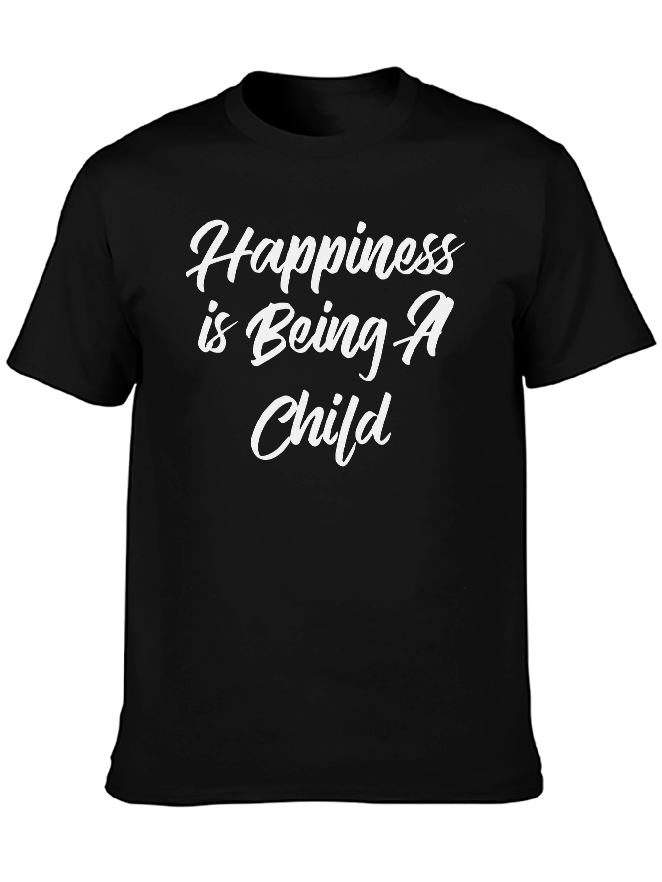 Camiseta Negra: La Felicidad es Ser Niño