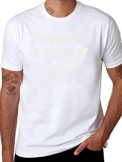 Camiseta Negra: La Felicidad es Ser Niño