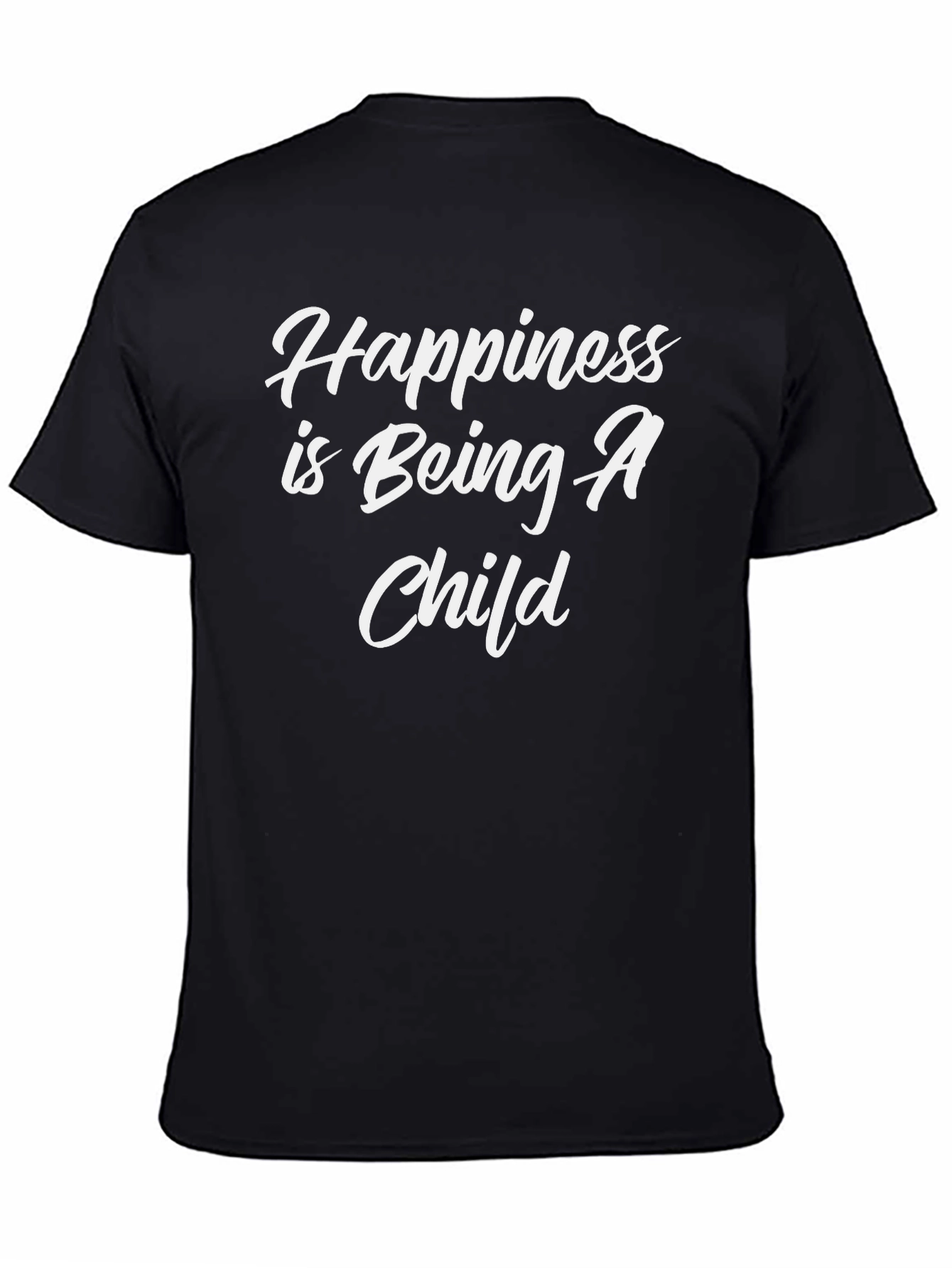 Camiseta Negra: La Felicidad es Ser Niño