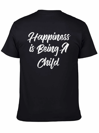 Camiseta Negra: La Felicidad es Ser Niño