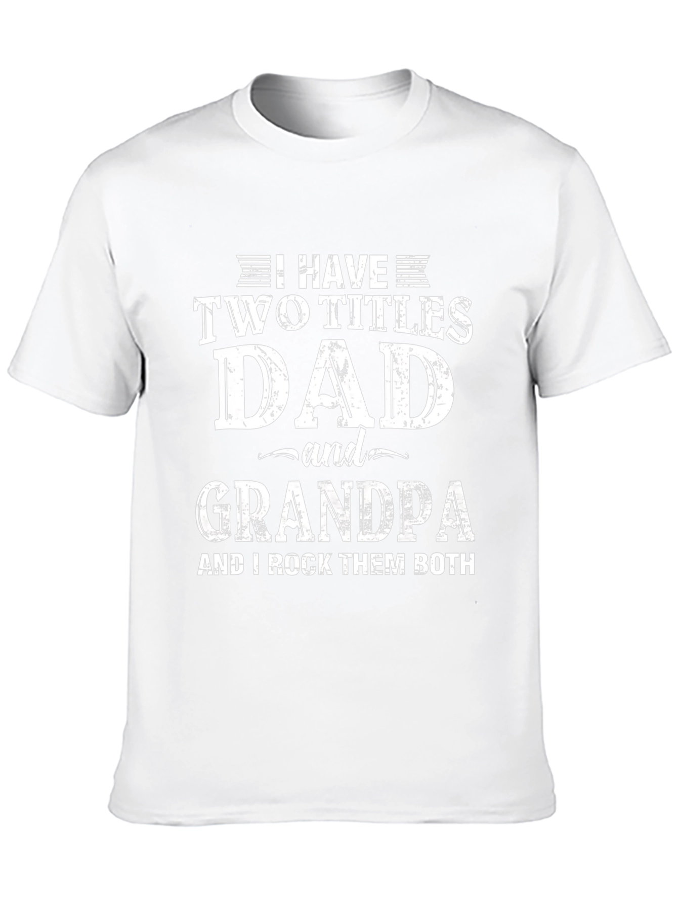 Camiseta Hombre: Papá y Abuelo - ¡Los Dos Títulos!