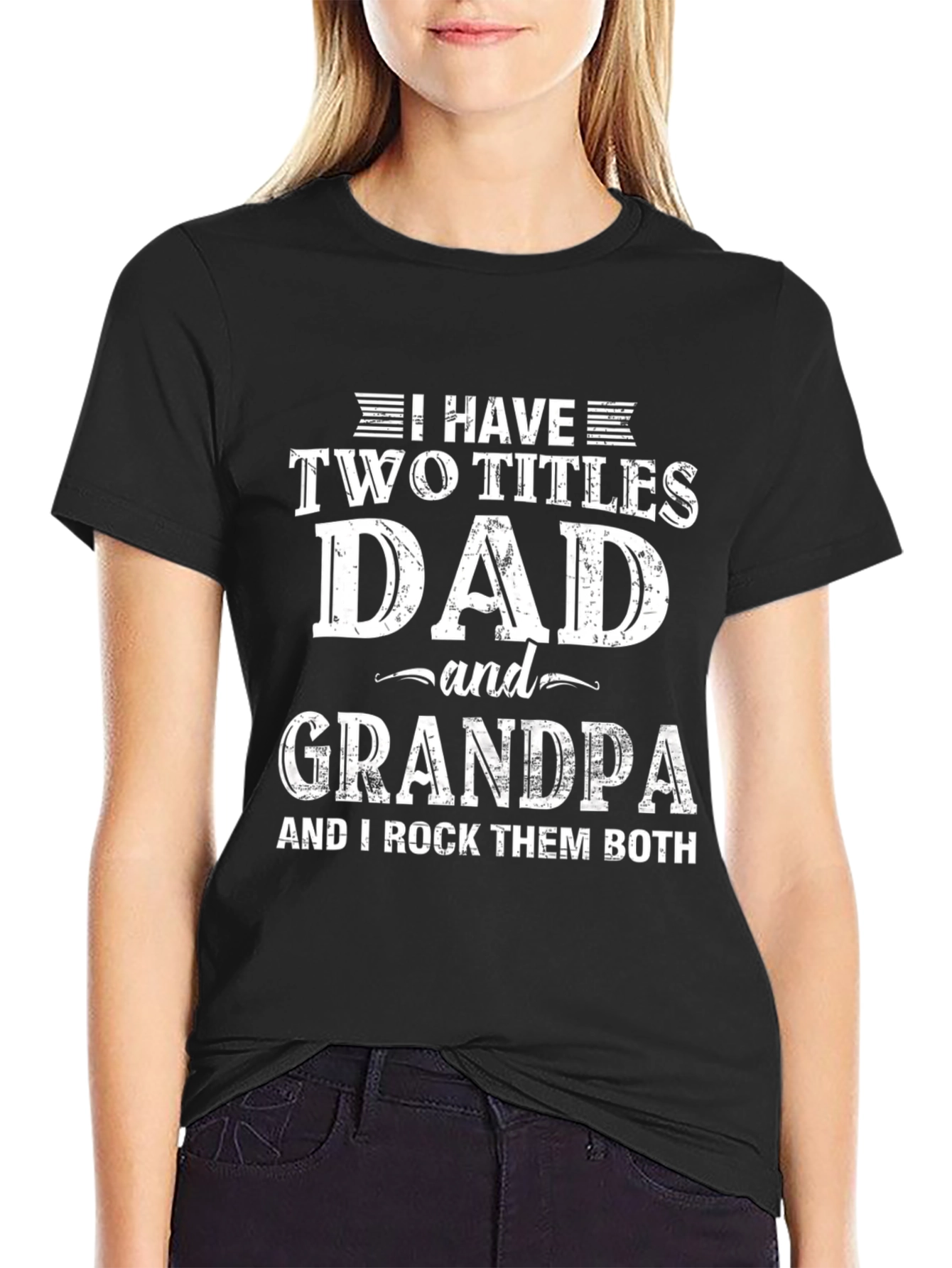 Camiseta Hombre: Papá y Abuelo - ¡Los Dos Títulos!