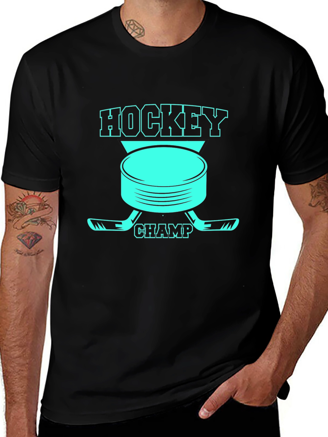 Camiseta Hockey Champ para Hombre - Diseño Único