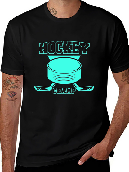 Camiseta Hockey Champ para Hombre - Diseño Único