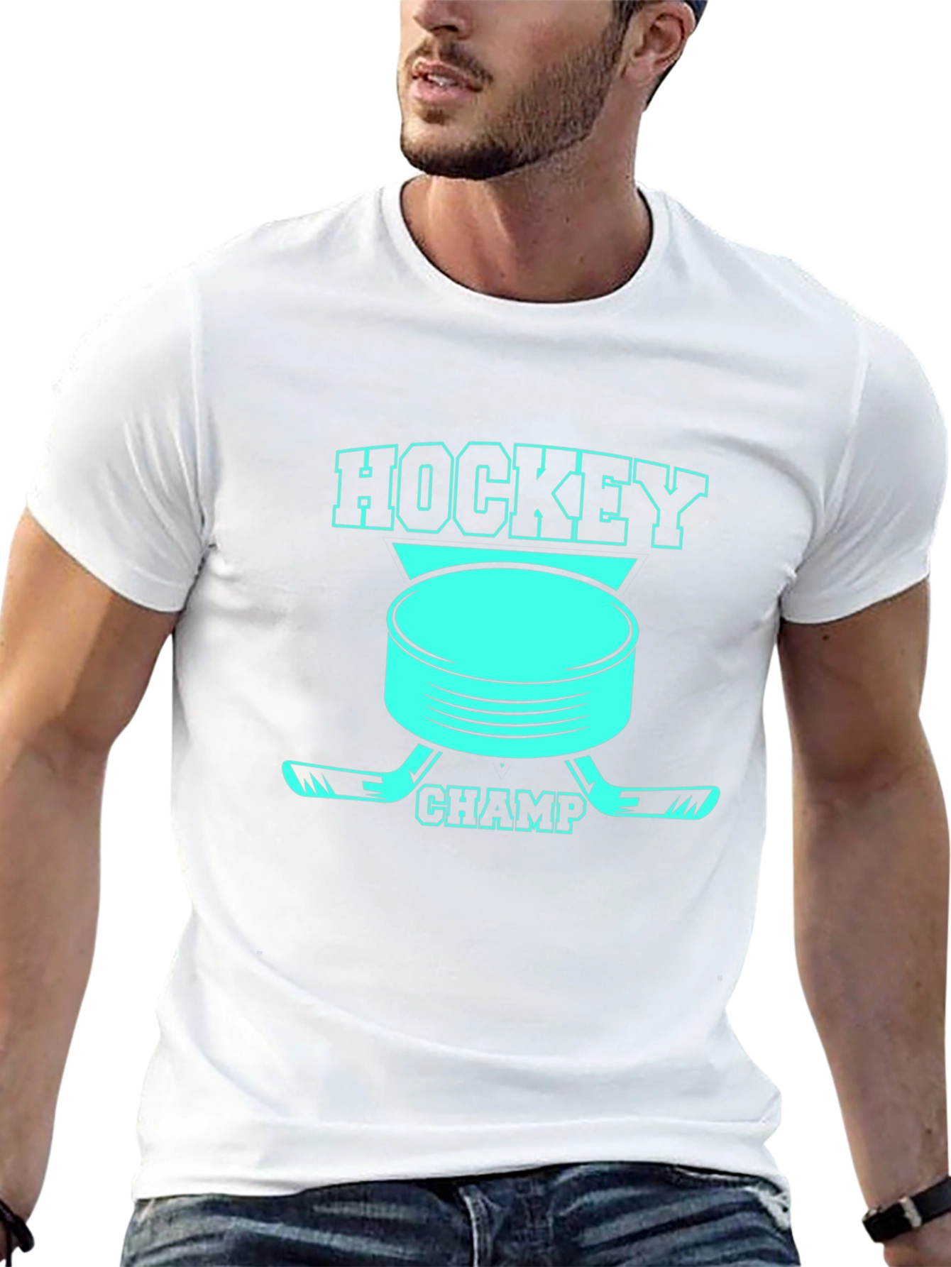 Camiseta Hockey Champ para Hombre - Diseño Único