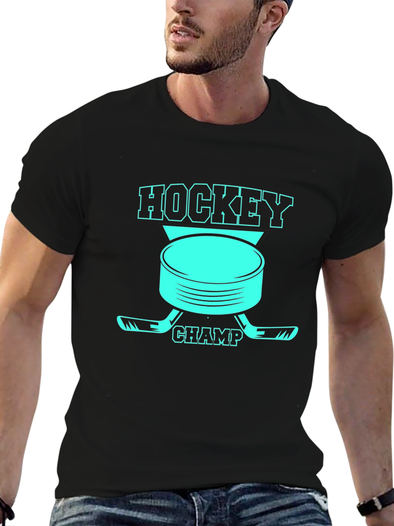 Camiseta Hockey Champ para Hombre - Diseño Único