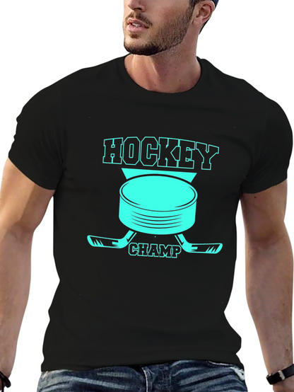 Camiseta Hockey Champ para Hombre - Diseño Único