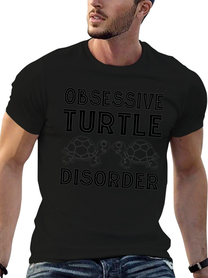 Camiseta Negra: Obsesión por las Tortugas