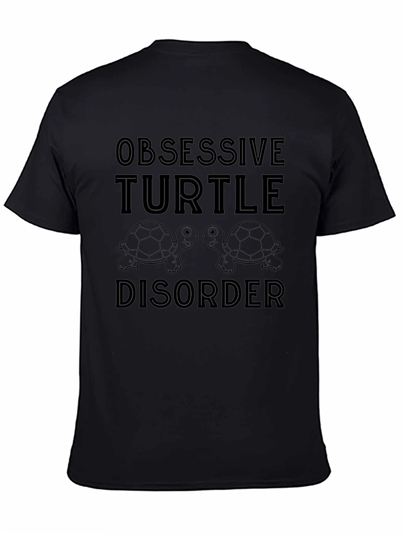 Camiseta Negra: Obsesión por las Tortugas