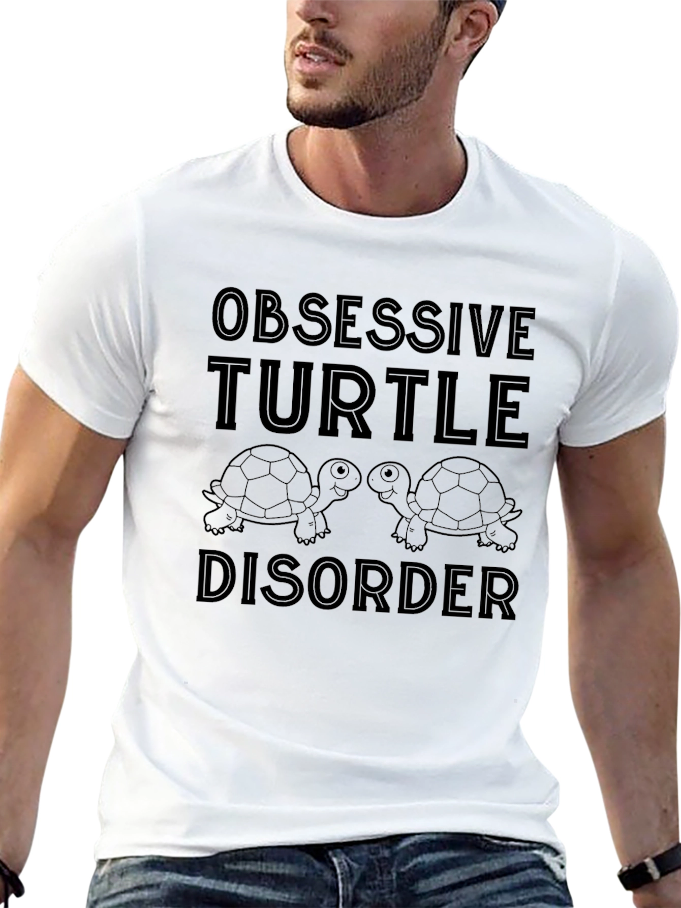 Camiseta Negra: Obsesión por las Tortugas