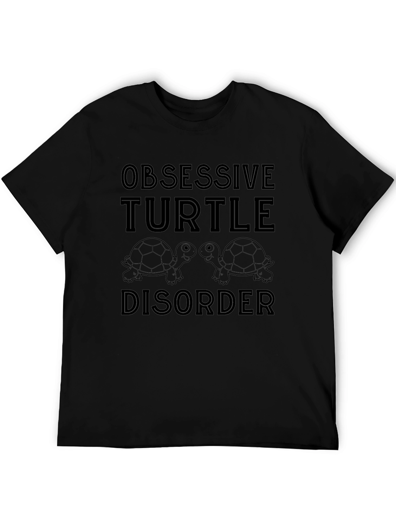 Camiseta Negra: Obsesión por las Tortugas