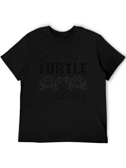 Camiseta Negra: Obsesión por las Tortugas