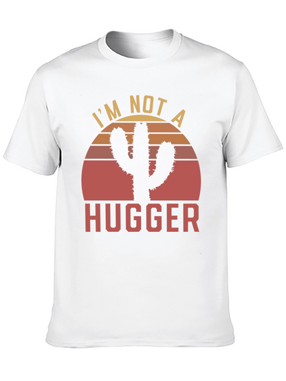 Camiseta Im Not a Hugger Cactus Sunset