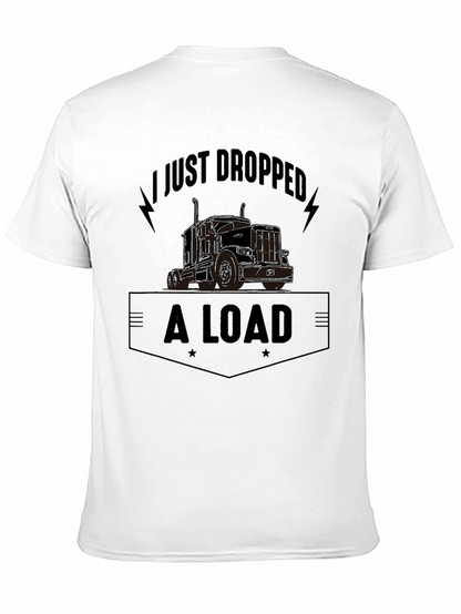 Camiseta Negra con Diseño de Camión y Frase Divertida
