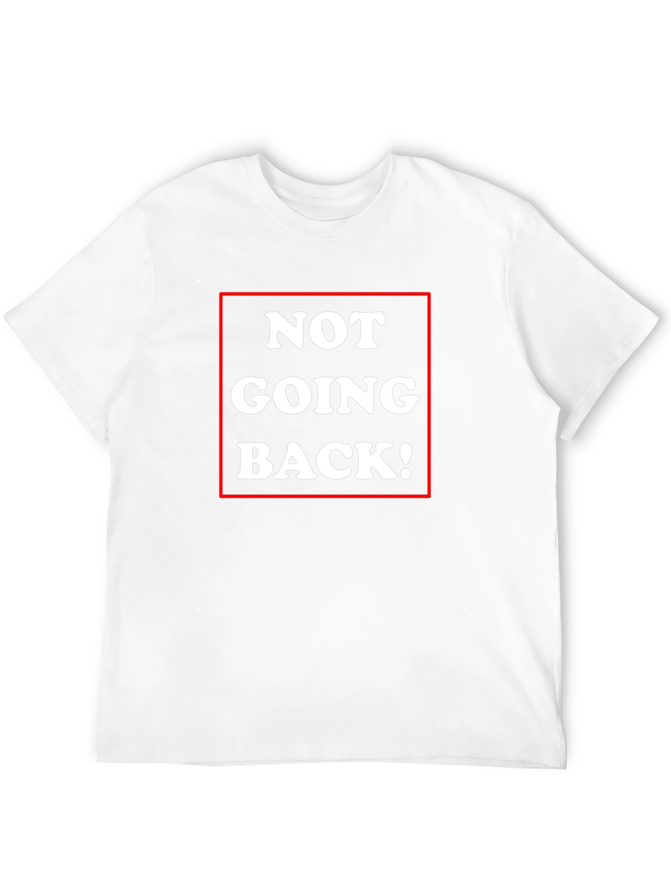 Camiseta Negra: ¡No Volveré!