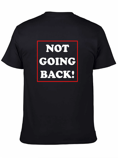 Camiseta Negra: ¡No Volveré!